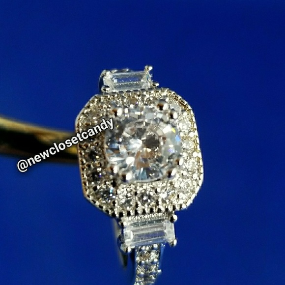 1ct  Engagement Ring Diamond Synthetic CZ - Picture 9 of 11